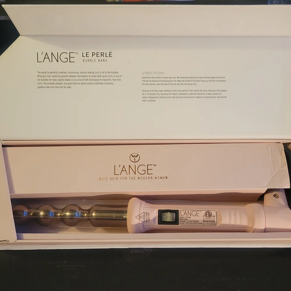 L'Ange Le Perlé Bubble Wand - Pink and Silver - Picture 3 of 4